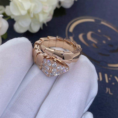 [Revel]SERPENTI RING PINK GOLD DIAMOND