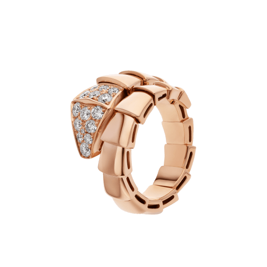 [Revel]SERPENTI RING PINK GOLD DIAMOND