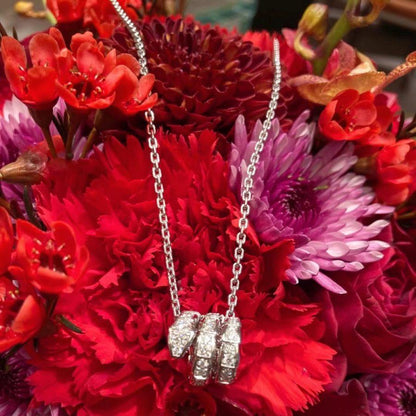 [Revel]SERPENTI HALSKEITEN-DOPPELRING MIT DIAMANTEN