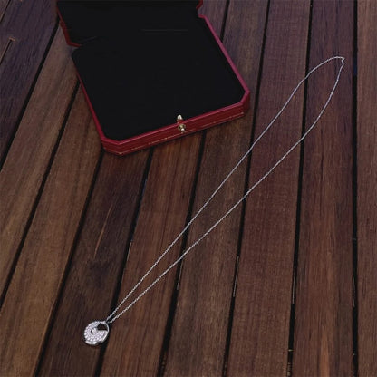 [Revel Jewelry]AMULETTE SILBERNE VOLLDIAMANT-HALSKEITE