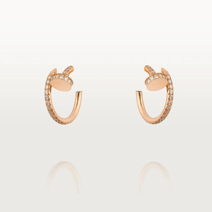 [Revel Jewelry]ジュスト イヤリング 12.75MM ピンクゴールド ダイヤモンド