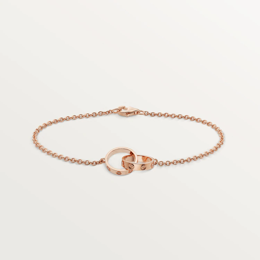 [Revel Jewelry]LOVE BRACELET DOUBLE RING
