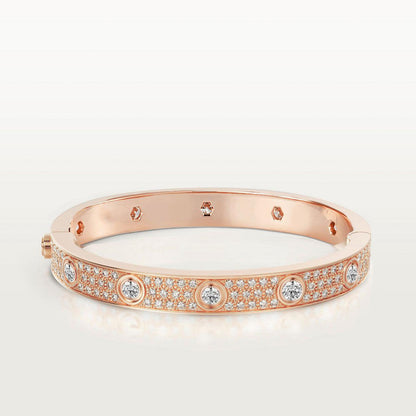 [Revel Jewelry]LOVE BRACELET 6.1MM DIAMOND-PAVED 10 BIG DIAMONDS