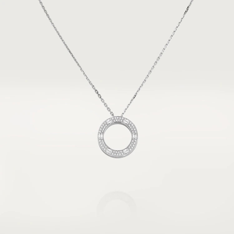 [Revel Jewelry]LOVE NECKLACE ADJUSTABLE SILVER