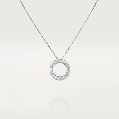 [Revel Jewelry]LOVE NECKLACE ADJUSTABLE SILVER