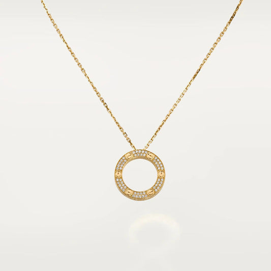 [Revel Jewelry]LOVE NECKLACE ADJUSTABLE ROSE GOLD