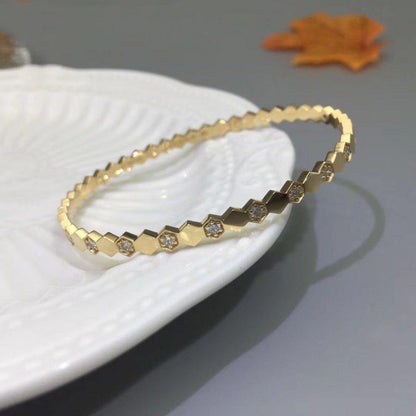 [Revel Jewelry]BEE LOVE GOLD DIAMOND BRACELET