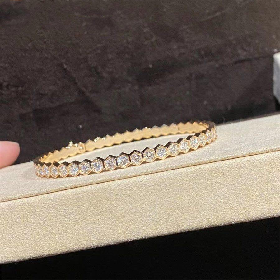 [Revel Jewelry]BEE LOVE GOLD BRACELET FULL DIAMOND