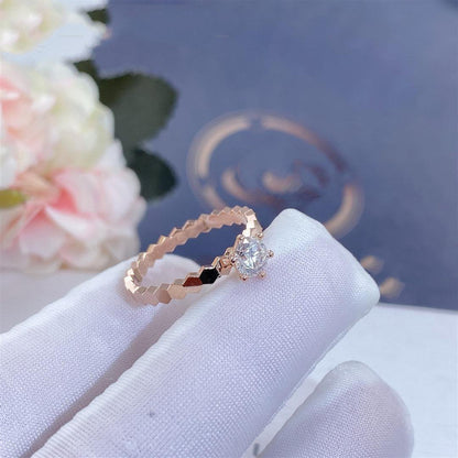 [Revel Jewelry]BEE LOVE RING ROSÉGOLD 1 DIAMANT