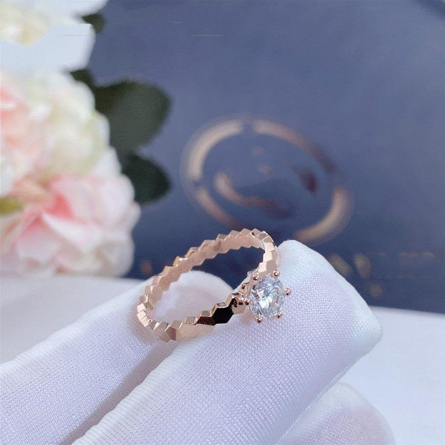 [Revel Jewelry]BEE LOVE RING ROSÉGOLD 1 DIAMANT