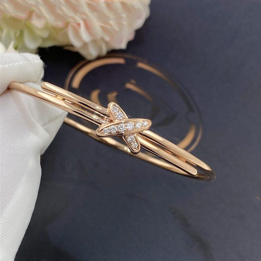 [Revel Jewelry]JEUX DE BRACELET PINK GOLD DIAMONDS