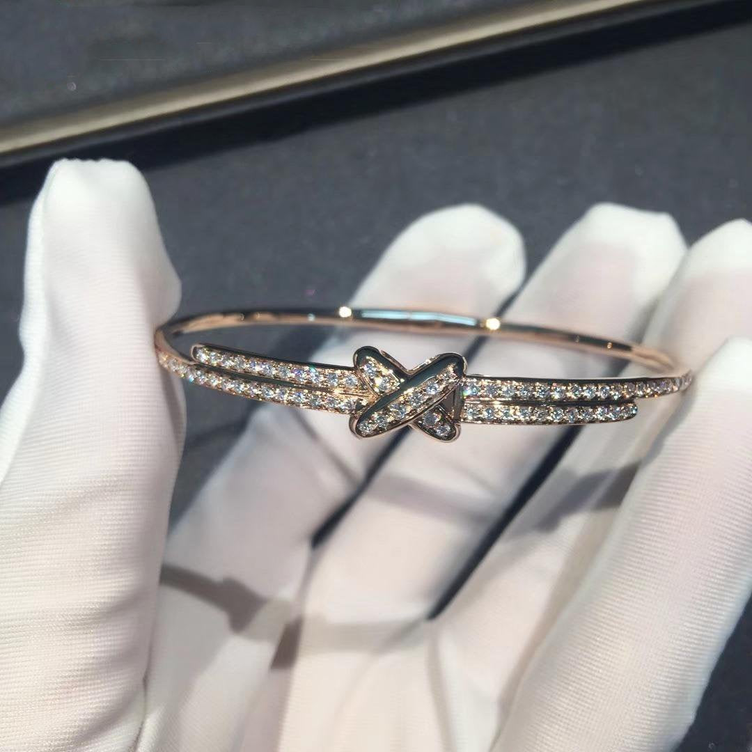 [Revel Jewelry]JEUX DE BRACELET DIAMONDS PINK GOLD