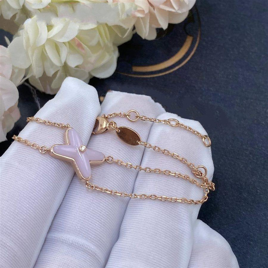 [Revel Jewelry]JEUX BRACELET PINK MOP PINK GOLD 1 DIAMOND