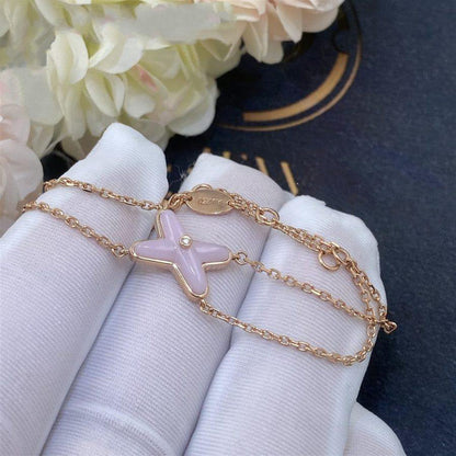[Revel Jewelry]JEUX BRACELET PINK MOP PINK GOLD 1 DIAMOND