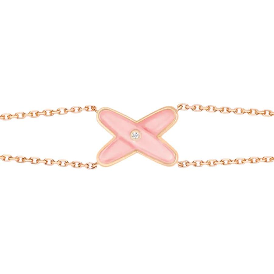 [Revel Jewelry]JEUX BRACELET PINK MOP PINK GOLD 1 DIAMOND