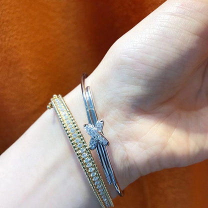 [Revel Jewelry]JEUX DE BRACELET SILVER DIAMONDS