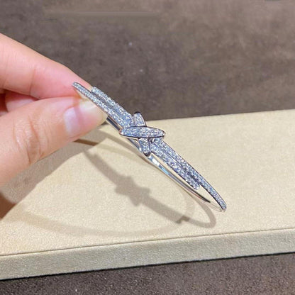 [Revel Jewelry]JEUX DE BRACELET DIAMONDS SILVER
