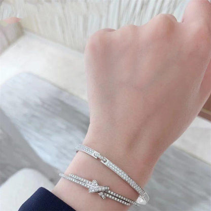 [Revel Jewelry]JEUX DE BRACELET DIAMONDS SILVER