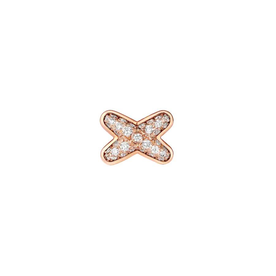 [Revel Jewelry]JEUX DE PINK GOLD DIAMOND OHRRINGE
