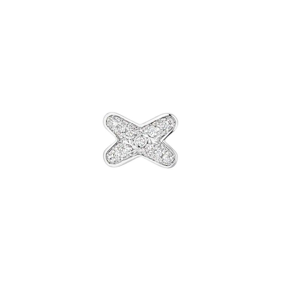 [Revel Jewelry]JEUX DE SILVER DIAMOND EARRINGS