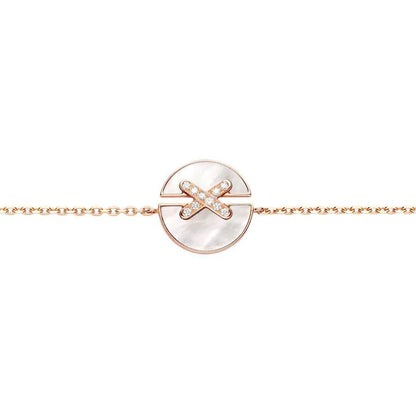 [Revel Jewelry]JEUX DE BRACELET MOP PINK GOLD DIAMONDS
