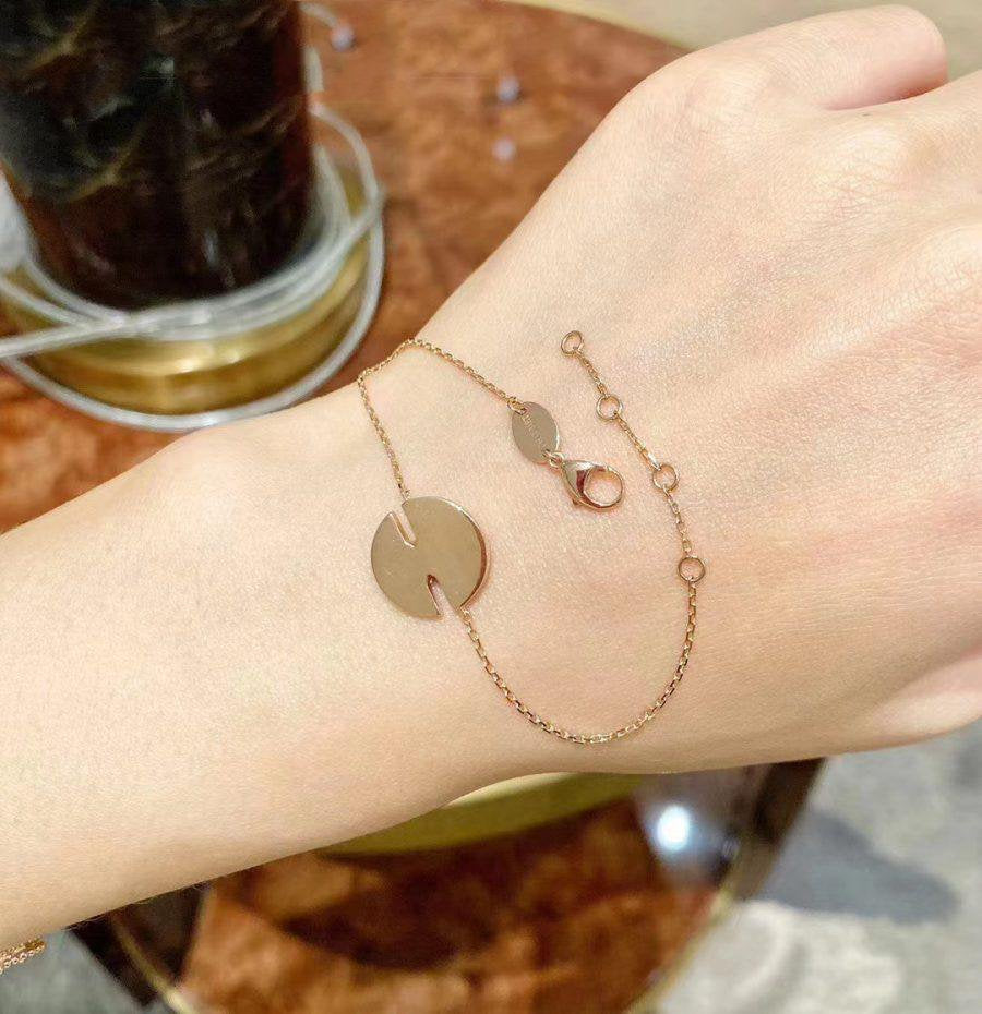 [Revel Jewelry]JEUX DE BRACELET MOP PINK GOLD DIAMONDS