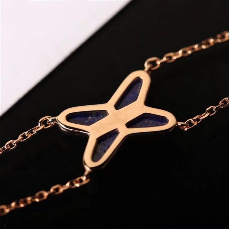 [Revel Jewelry]Hollow Design Four-Leaf Clover Flower Shape Bracelet