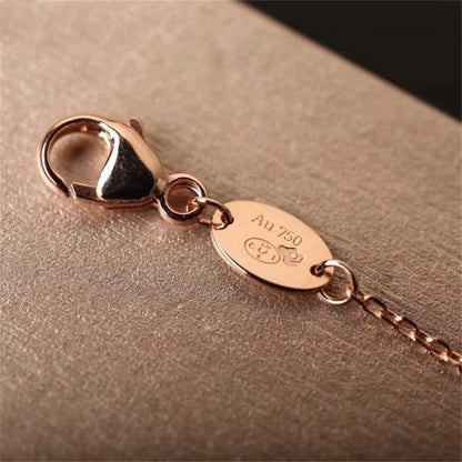 [Revel Jewelry]Hollow Design Four-Leaf Clover Flower Shape Bracelet