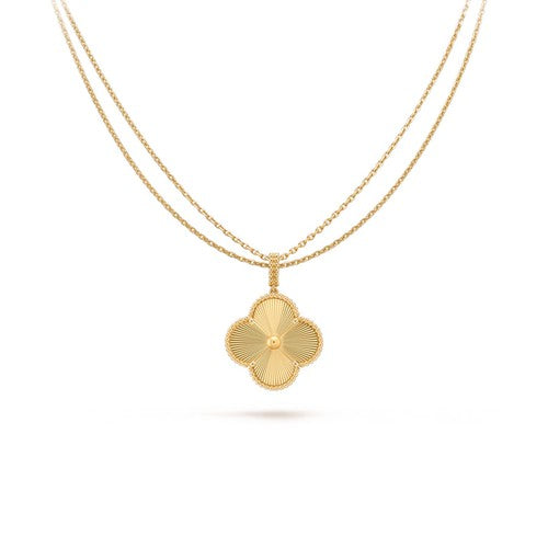 [Revel Jewelry]CLOVER 25MM PEDANT NECKLACE GOLD