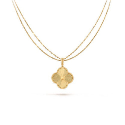 [Revel Jewelry]CLOVER 25MM PEDANT NECKLACE GOLD