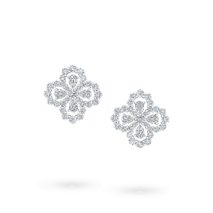 [Revel Jewelry]ループイヤリング フルモチーフ ダイヤモンド 16MM