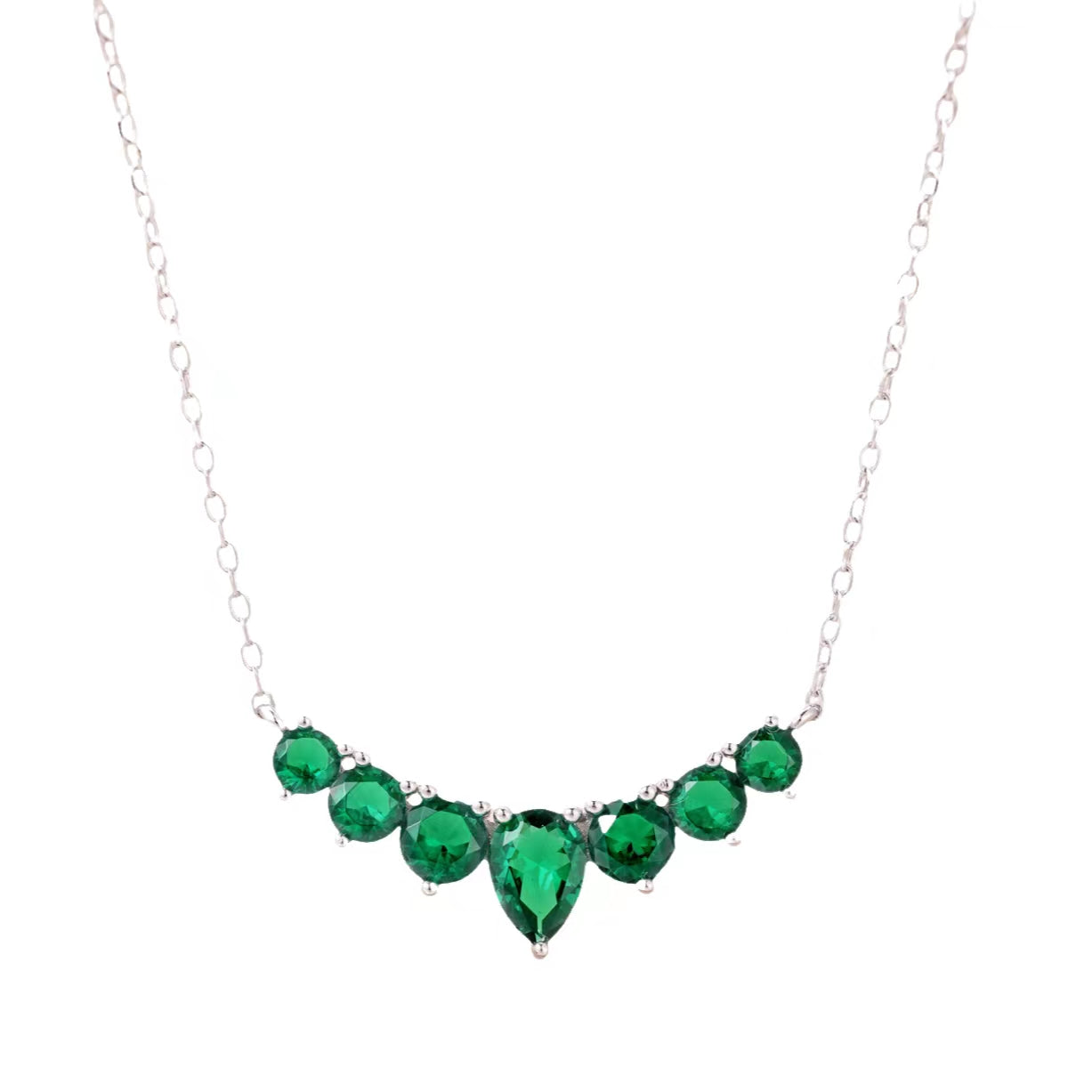 [Revel Jewelry]Zarte Bunte Herz-Halskette
