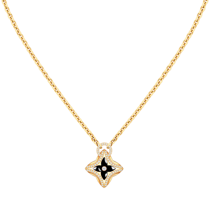 [Revel Jewelry]STERNENANHÄNGER HALSKEETTE AUS ROSÉGOLD MIT DIAMANTEN