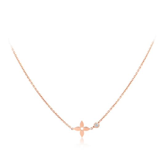 [Revel Jewelry]BLOSSOM ANHÄNGER ROSÉGOLD UND DIAMANT