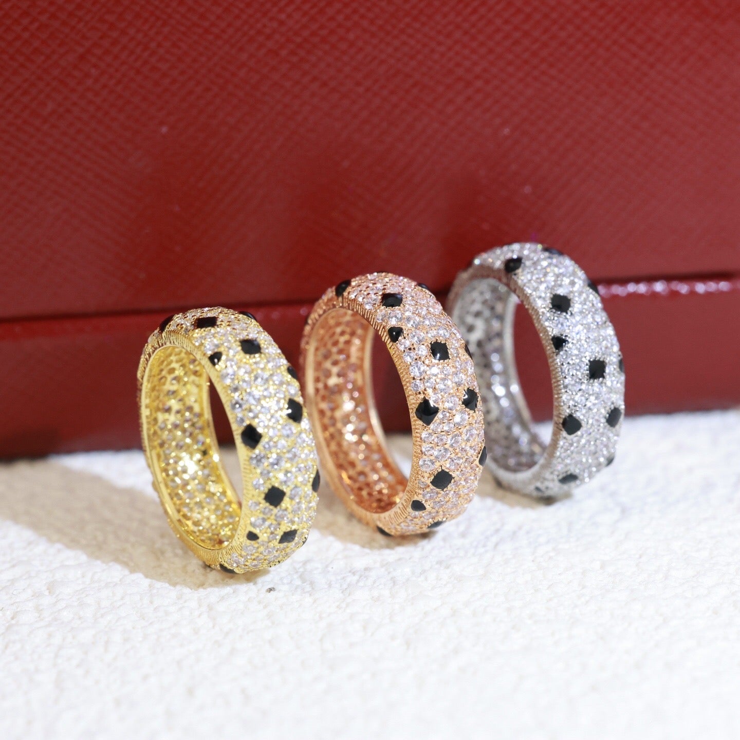 [Revel Jewelry]PANTHER-RING VOLL MIT DIAMANTEN