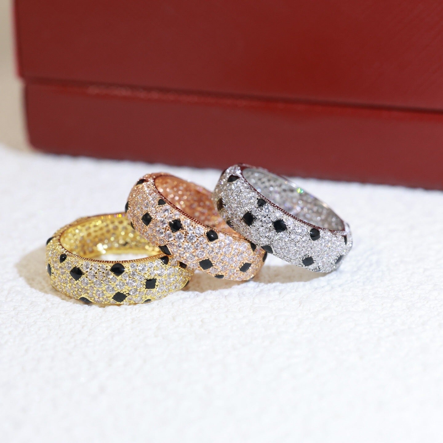 [Revel Jewelry]PANTHER-RING VOLL MIT DIAMANTEN