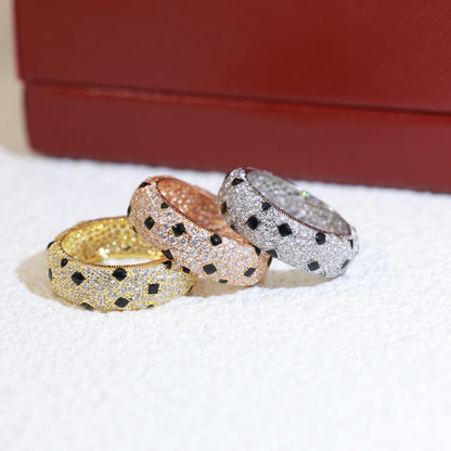 [Revel Jewelry]PANTHER-RING VOLL MIT DIAMANTEN