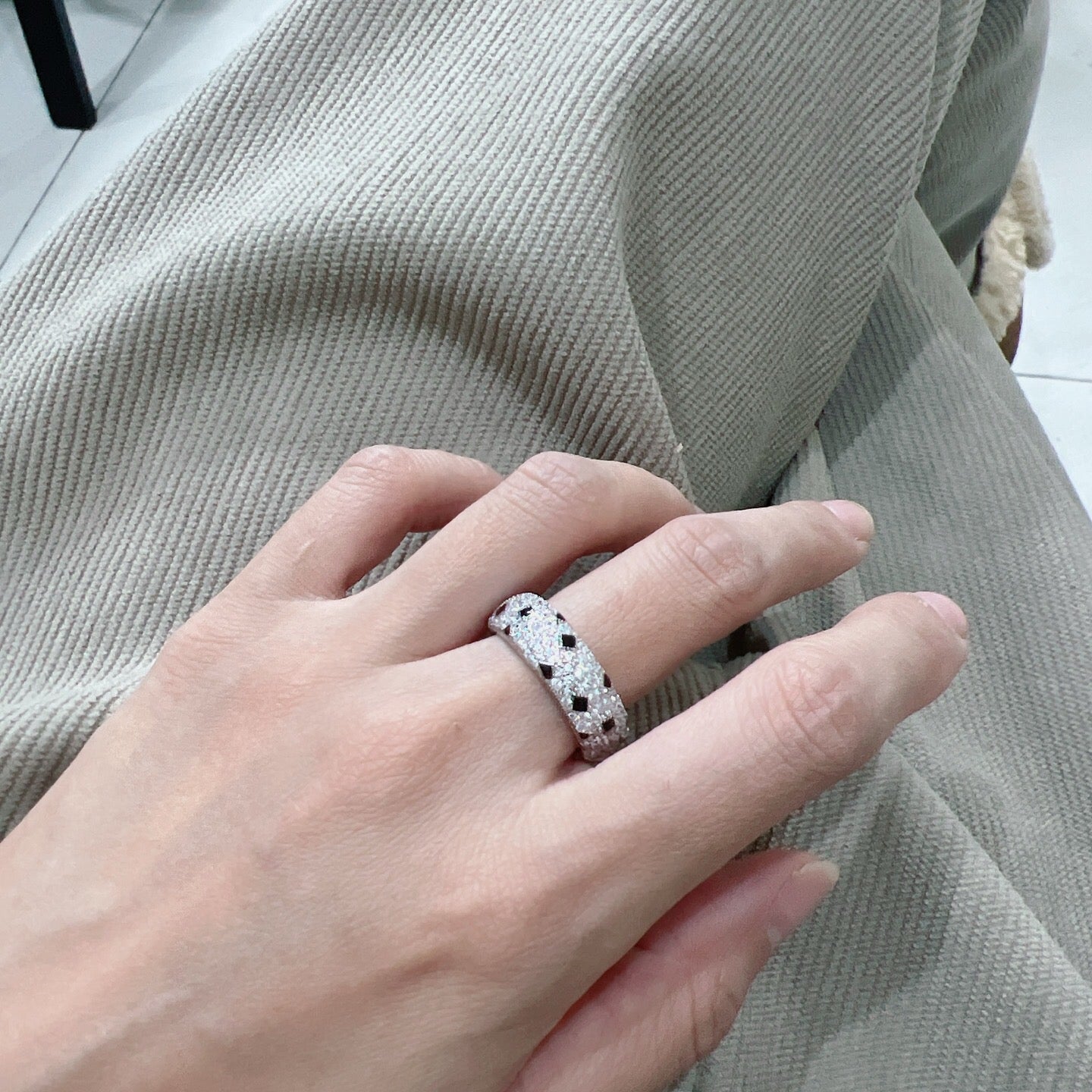 [Revel Jewelry]PANTHER-RING VOLL MIT DIAMANTEN
