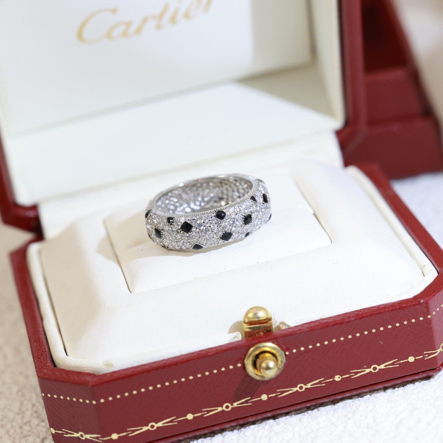 [Revel Jewelry]PANTHER-RING VOLL MIT DIAMANTEN