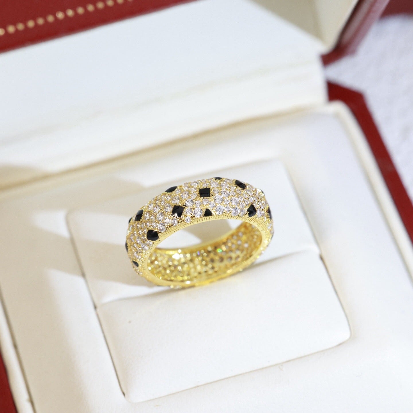 [Revel Jewelry]PANTHER-RING VOLL MIT DIAMANTEN