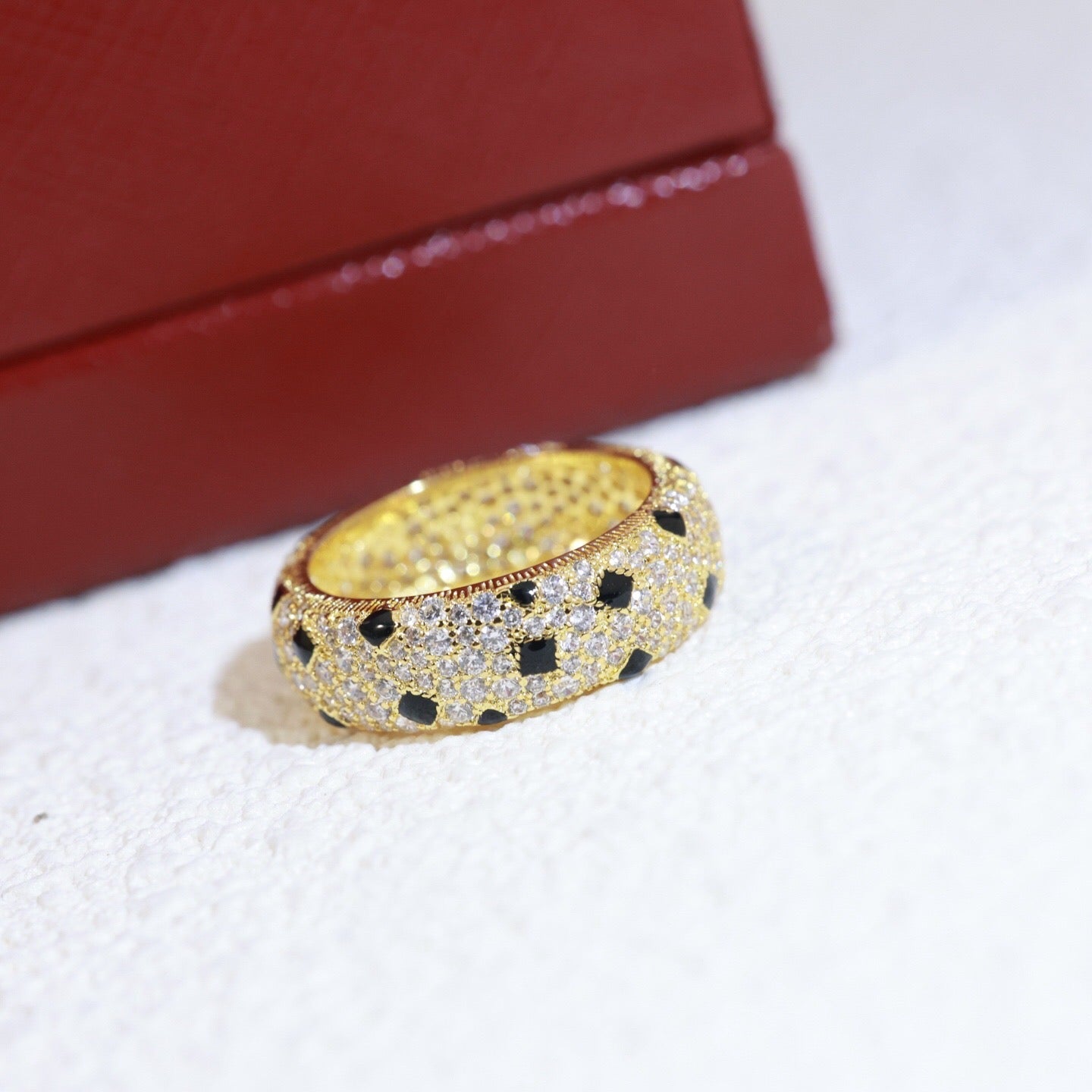 [Revel Jewelry]PANTHER-RING VOLL MIT DIAMANTEN