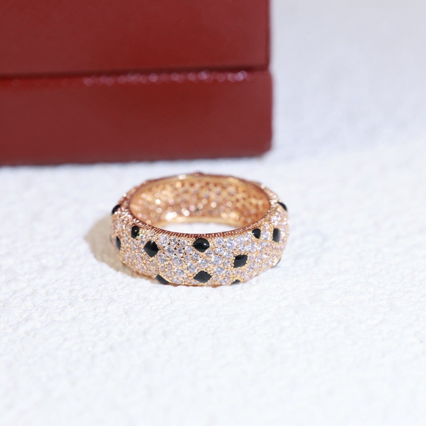 [Revel Jewelry]PANTHER-RING VOLL MIT DIAMANTEN