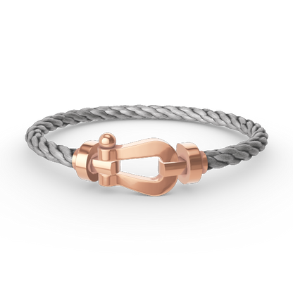 [Revel Jewelry]FORCE LARGE HORSESHOE NO DIAMOND BRACELET ROSE GOLD