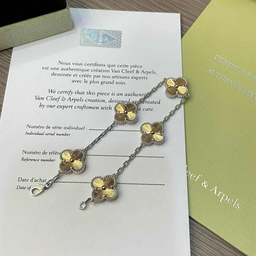 [Revel Jewelry] CLOVER 5モチーフ レーザーブレスレットコレクション