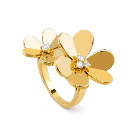 [Revel Jewelry]CLOVER COMOS GOLD DIAMOND RING
