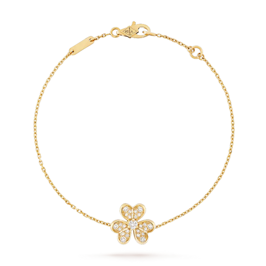 [Revel Jewelry]FRIVOLE GOLD FLOWER DIAMOND BRACELET