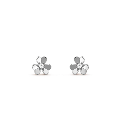 [Revel Jewelry]FRIVOLE MINI SILVER FLOWER EARRINGS