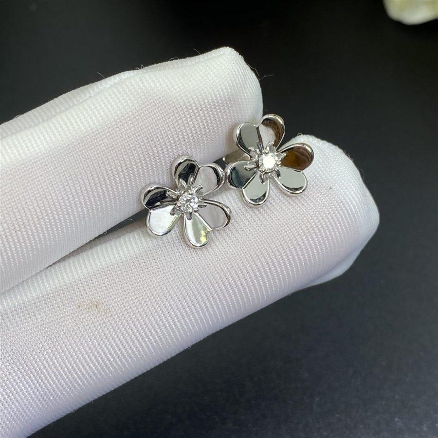 [Revel Jewelry]FRIVOLE MINI SILVER FLOWER EARRINGS