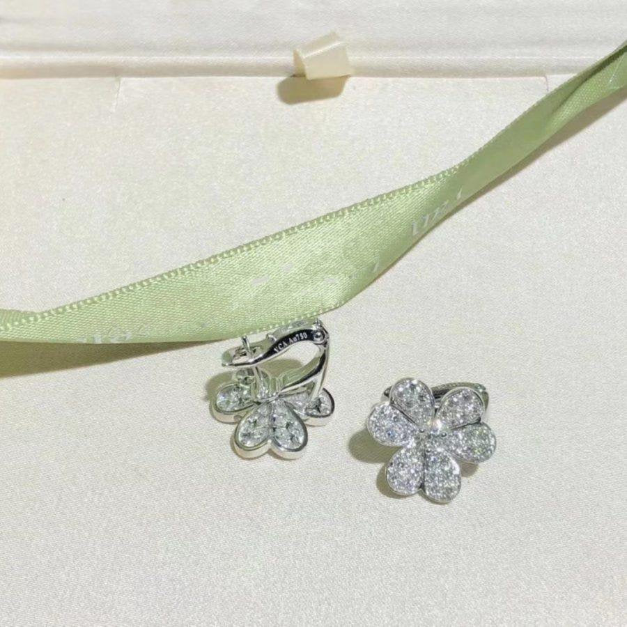 [Revel Jewelry]FRIVOLE SILVER FLOWER DIAMOND EARRINGS