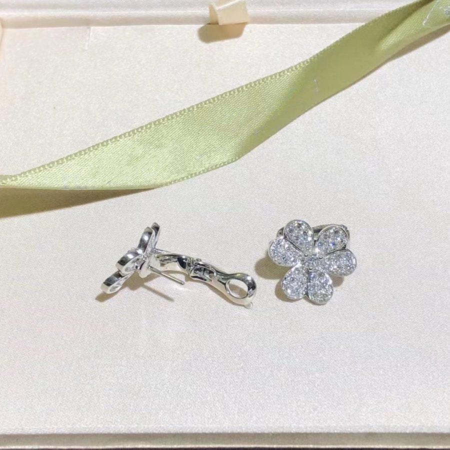 [Revel Jewelry]FRIVOLE SILVER FLOWER DIAMOND EARRINGS